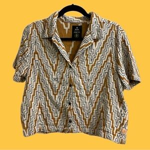 Roark Patterned Gauze Cotton Shirt